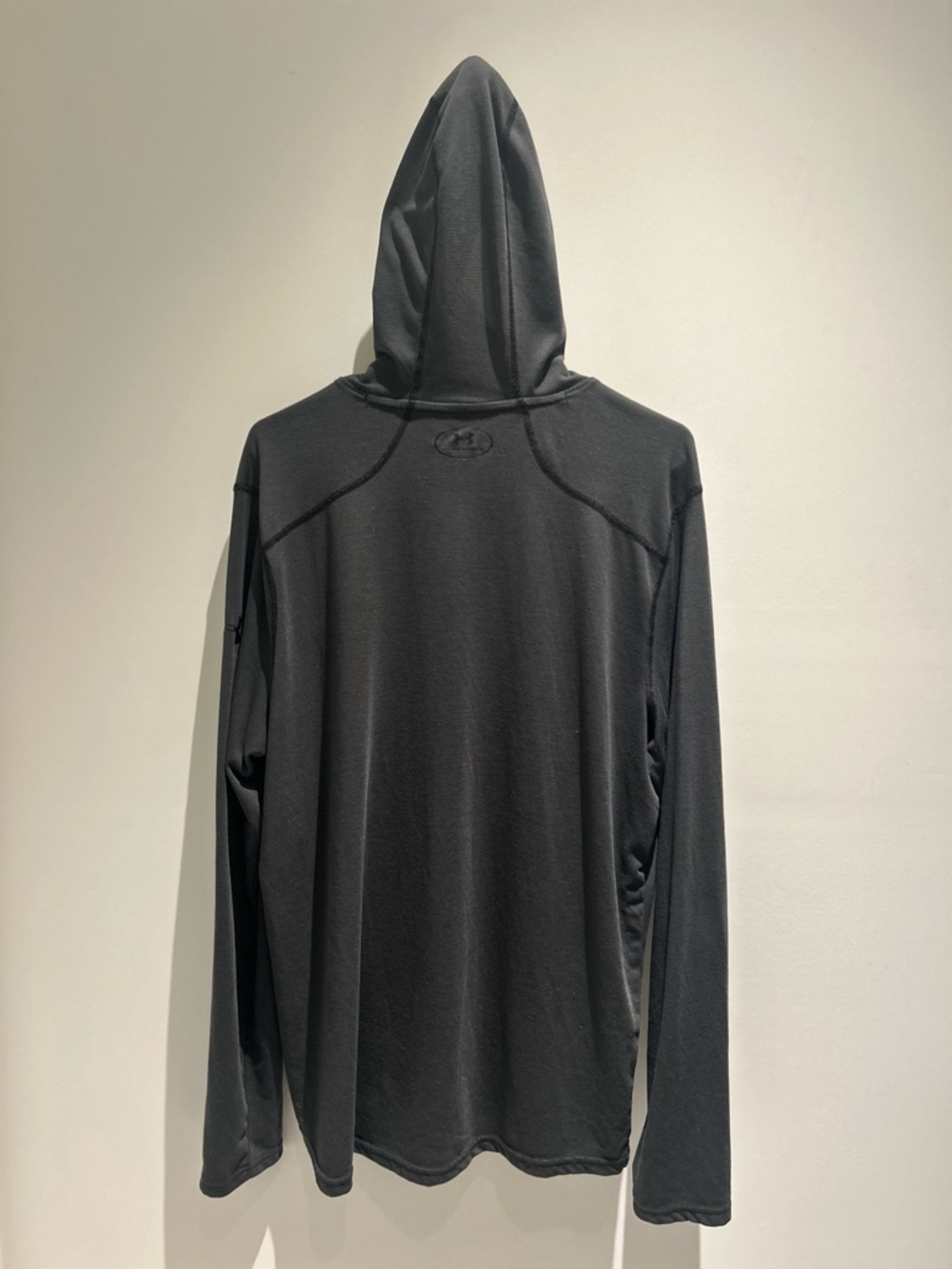 Under Armour Men’s Black Quarter-Zip Hooded Performance Top - Picture 2 of 5